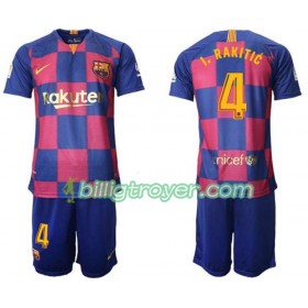 Billige Fotballdrakter FC Barcelona Ivan Rakitić 4 Barn Hjemmedraktsett 2019/20 Kortermet